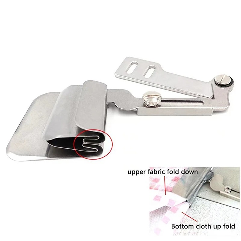 Industrial Sewing Machine Double Layer Seaming Curling Device For Quilt ...