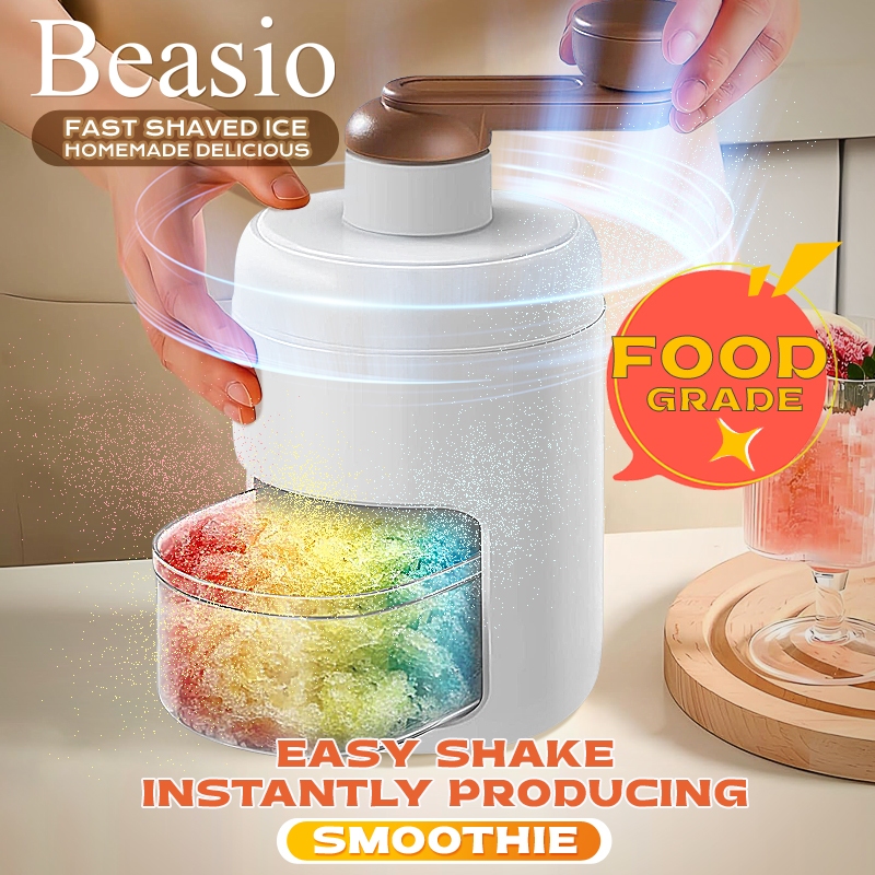 Manual Ice Shaver Machine Ice Crusher Portable Mini Manual Ice Cream