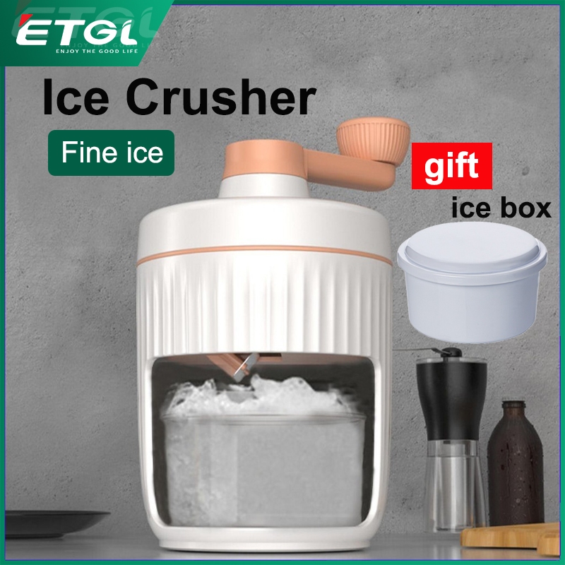 Portable Mini Manual Ice Crusher Ice Shaver Machine Hand crank Shaved