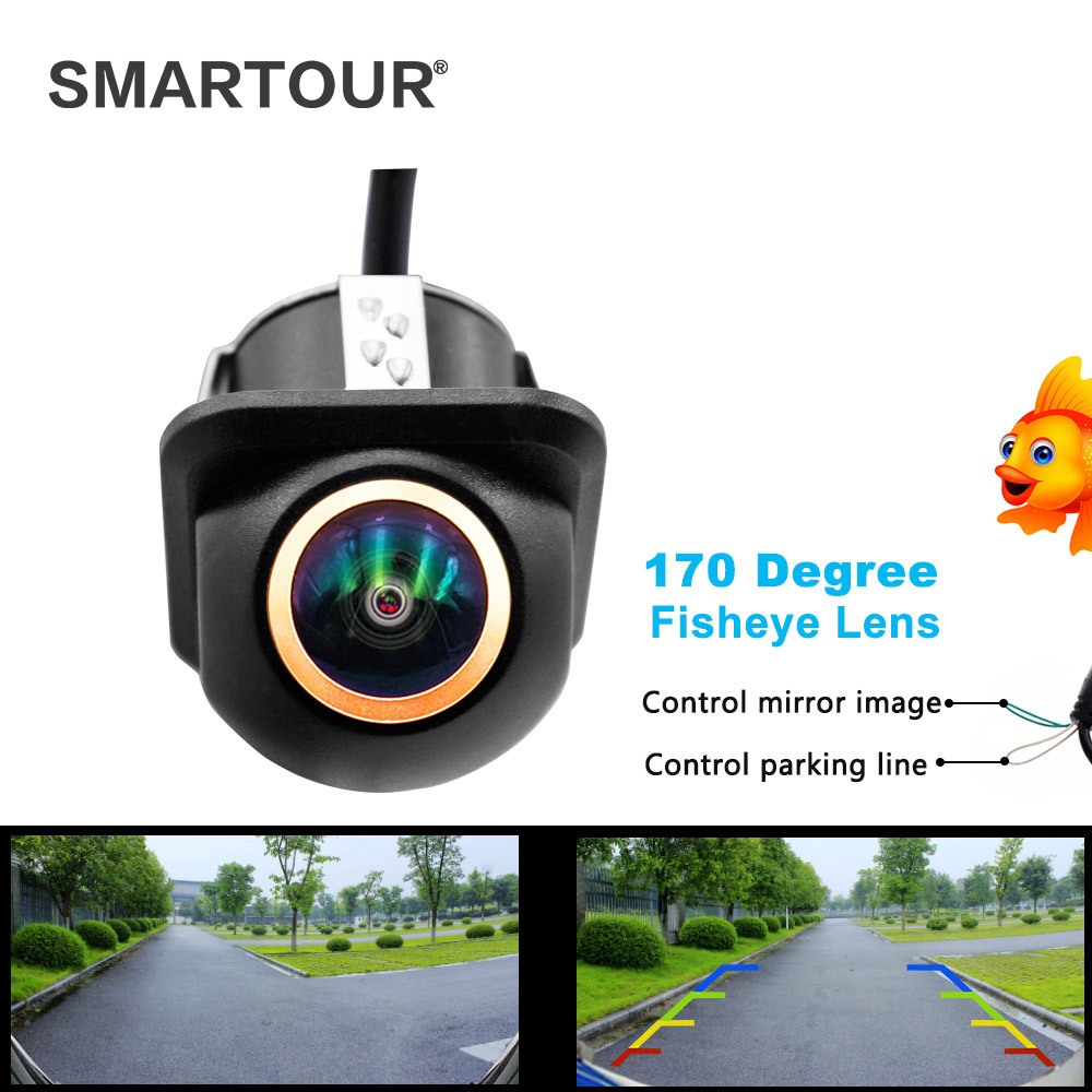 Smartour Reverse Camera Rearview Car Night Vision For Parking CCD HD