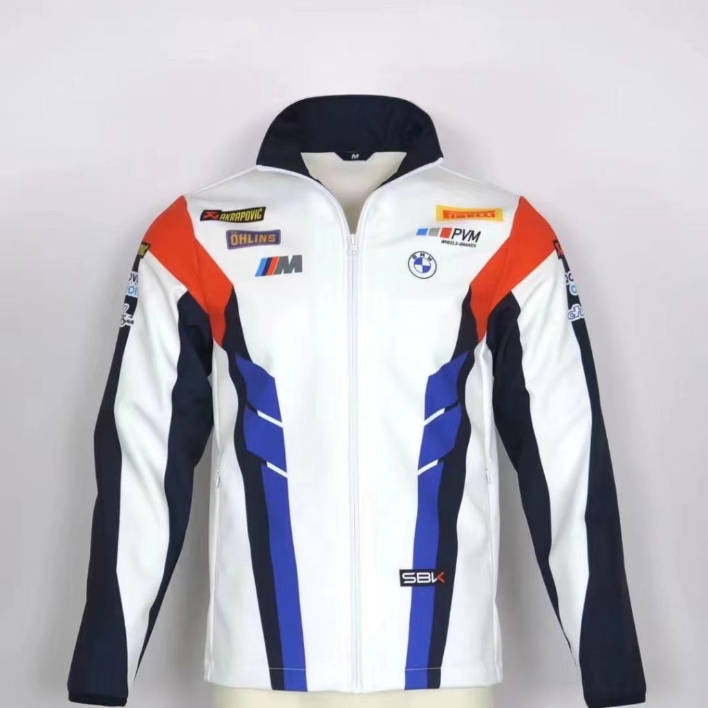 Moto GP Racing Jersey Jacket Motorcycle Riding BMW Fleet Edition Zipper ...