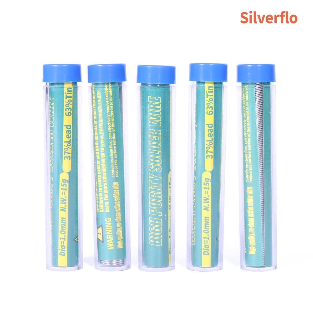 Silverflo 5Pcs 1.0mm 15g Soldering Wire Used With Soldering Iron ...