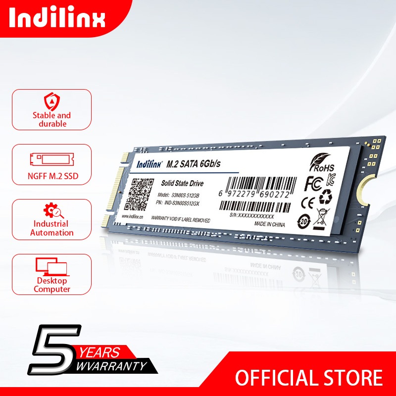 Indilinx M.2 SATA SSD 128GB 256GB 512GB SATA III 6 Gb/s, Up to 560 MB/s ...