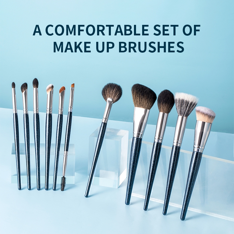 OVW Foundation Eyelash Eyebrow Eyeshadow Makeup Brush Tool Set | Shopee ...