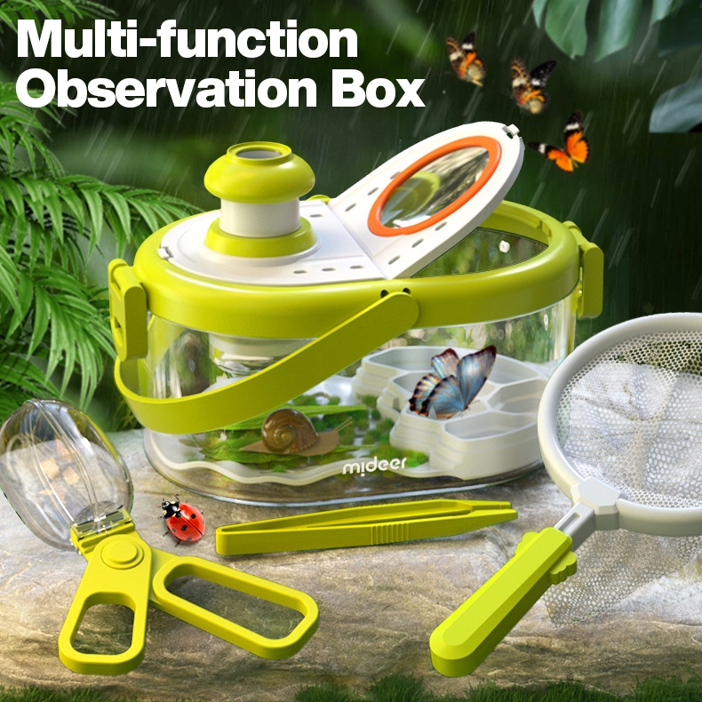 Insect Observation Box Multifunctional Feeding Box Transparent Silkworm ...