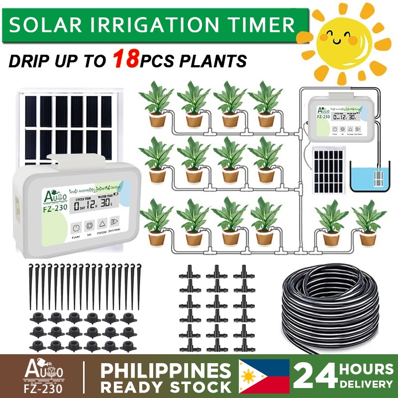 Hot Drip Irrigation Solar Watering System Outdoor Garden Automatic ...