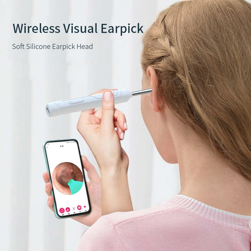 Wireless Wi-fi Visual Ear Cleaner Smart Visual Sticks Otoscope visual ...