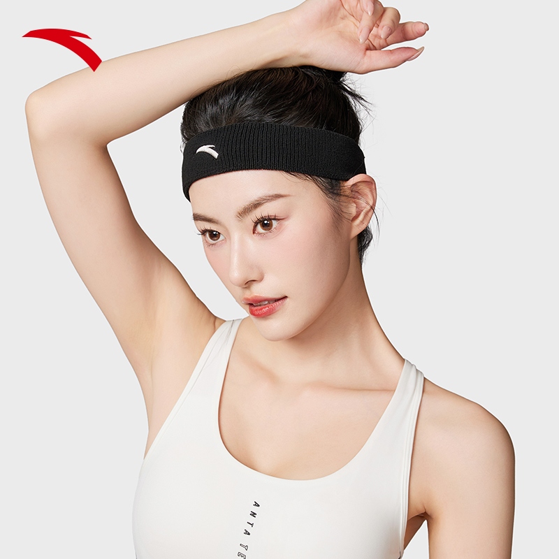 ANTA Unisex Headband Forehead Scarf Hairband SweatAbsorbing Running