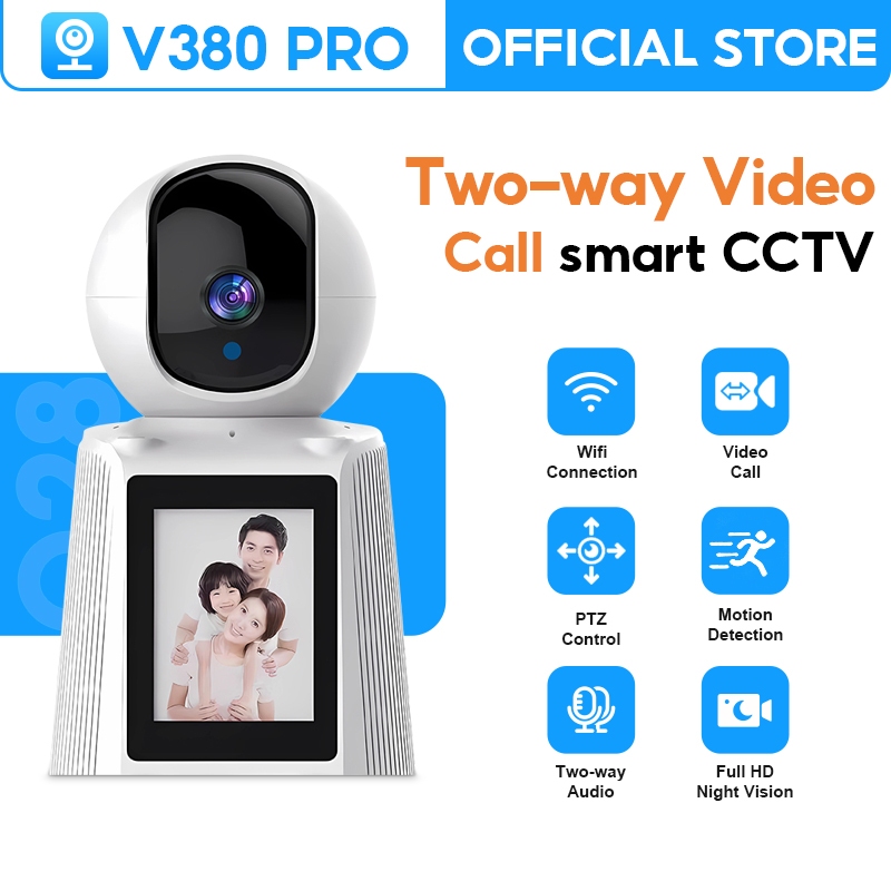 V380 Pro Cctv Camera Indoor Baby Monitor Camera And Audio Wireless With ...
