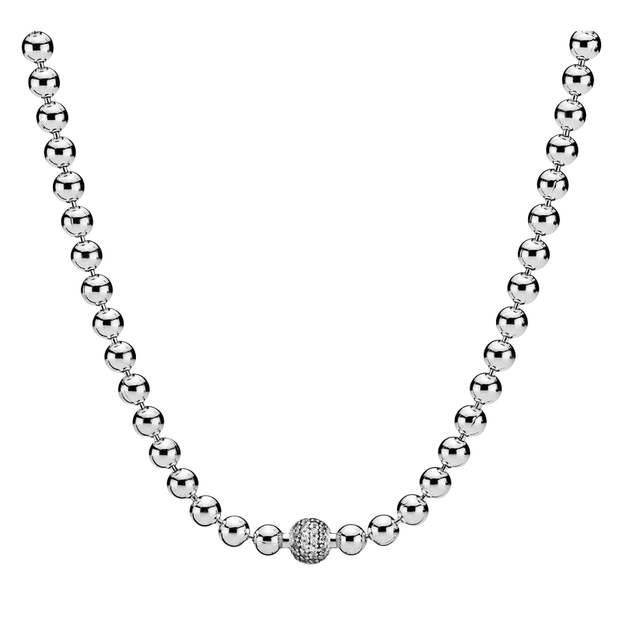S925 Sterling Silver Pandora Beaded Necklace Collar Chain Delicate Niche Necklace for Girlfriend Gift Set Shopee Philippines