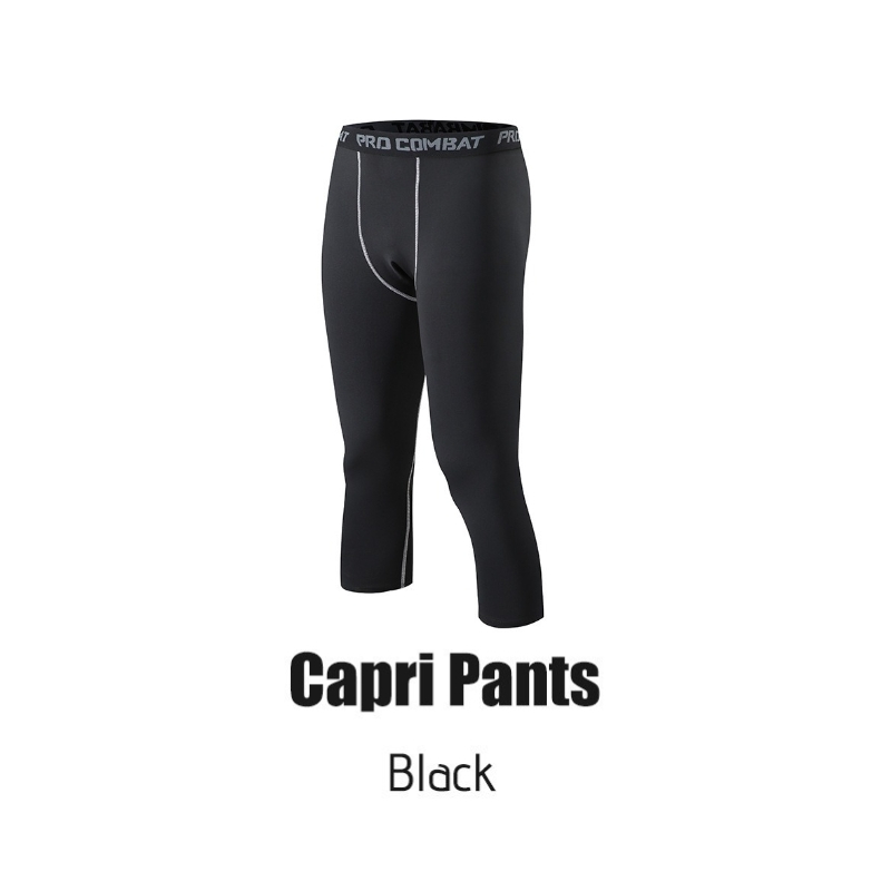 Basketball Pants Men s One Leg Compression Capri Tights Basketball Athletic Pants Base Layer Men s leggings Sport Outdoor Exercise Shopee Philippines
