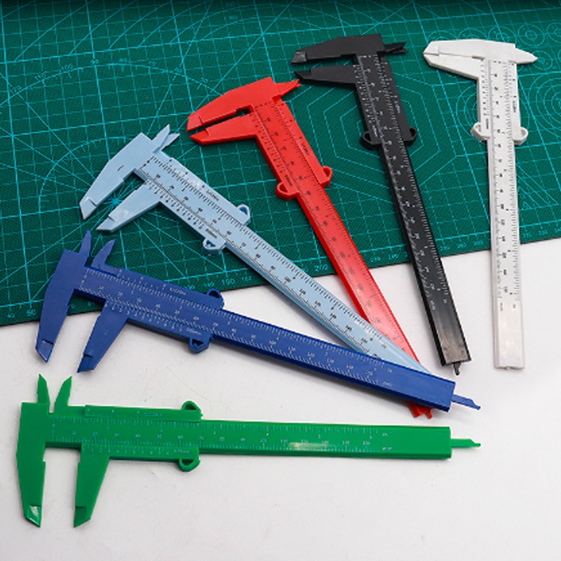 1pcs 150 mm Mini Plastic Sliding Vernier Caliper Gauge Measure Tool ...
