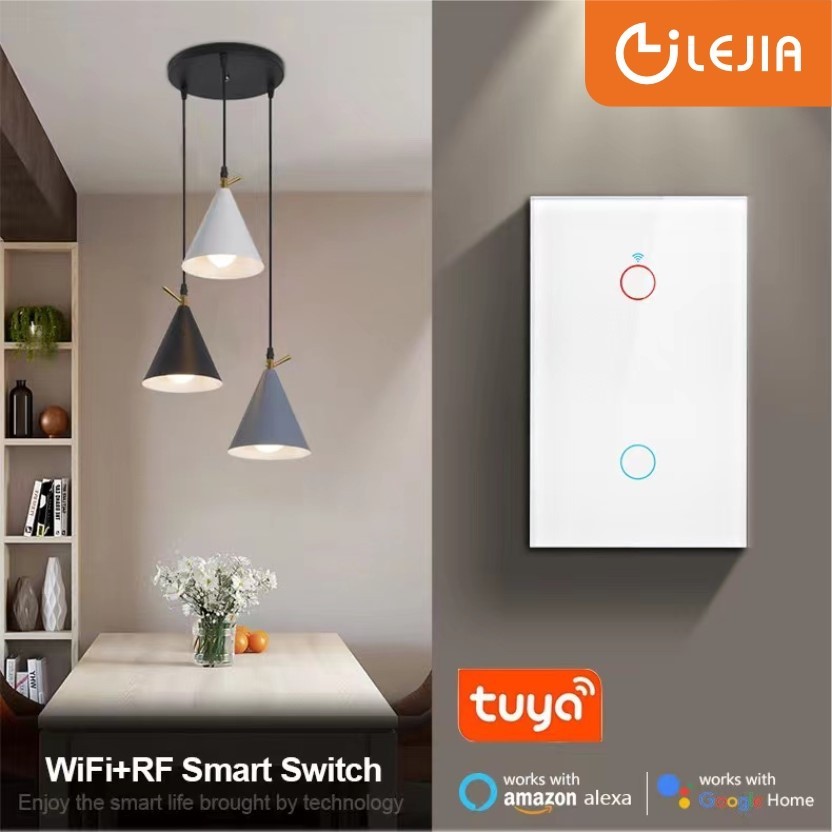 LEJIA outlet socket for wall SMART Light Switch for House Black 15amp ...