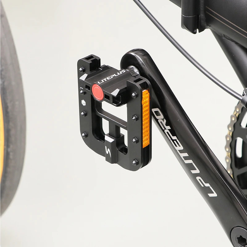 Foldable Bicycle Pedals Slide Solid Aluminum Alloy Fast Foldable Bike  Pedals Bmx Bike Folding Pedal Bike Parts