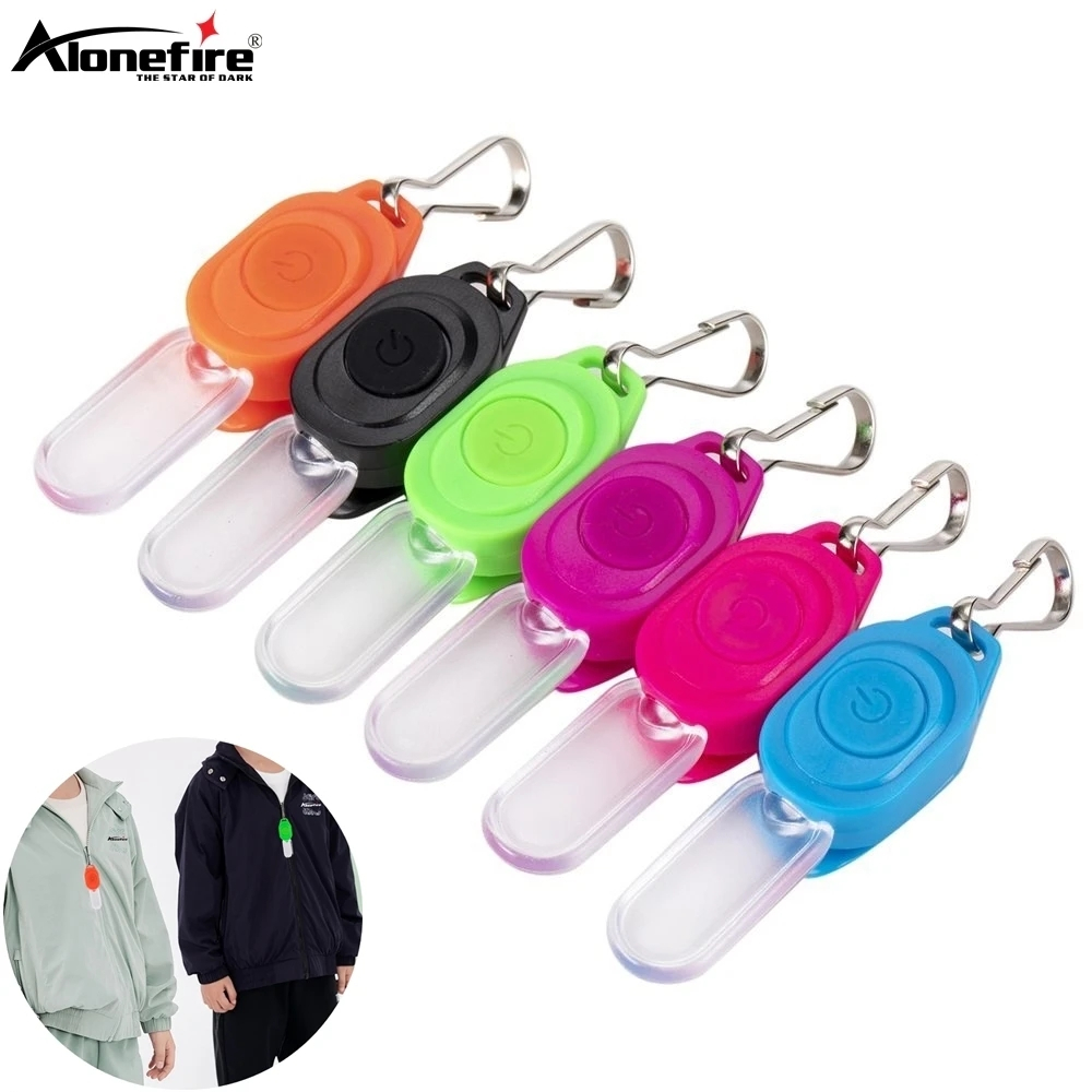 Alonefire Y04 Mini Keychain Flashlight Emergency Safety Light Night ...