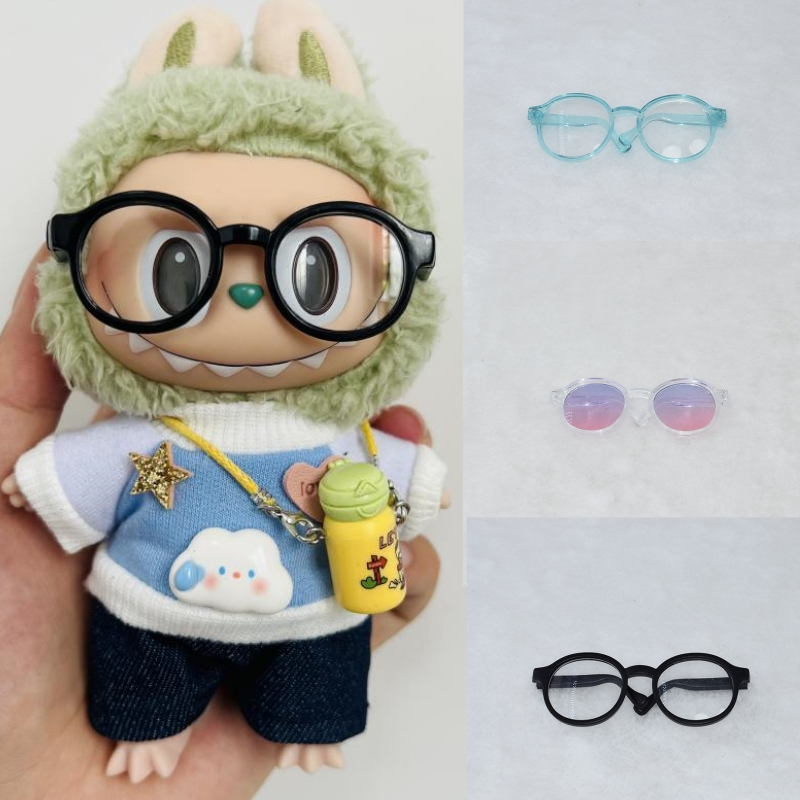 New Labubu Doll Accessories Foldable Glasses with Lenses Dolls DIY ...