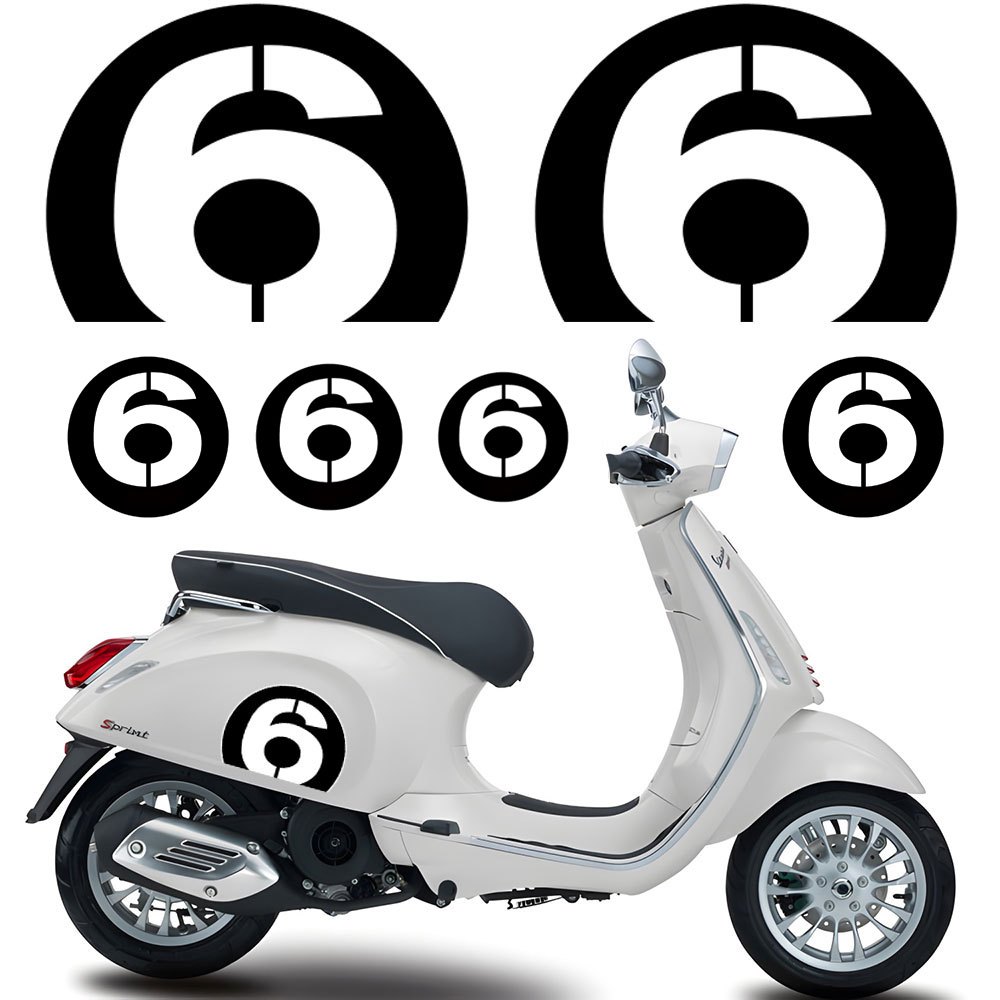 Reflective Motorcycle Stickers Decorative Scooter Electric Vehicle Body ...