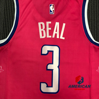 Men's NBA Washington Wizards Bradley Beal Pink Basketball Jersey ...