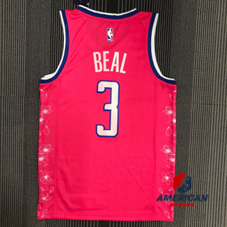 Men's NBA Washington Wizards Bradley Beal Pink Basketball Jersey ...