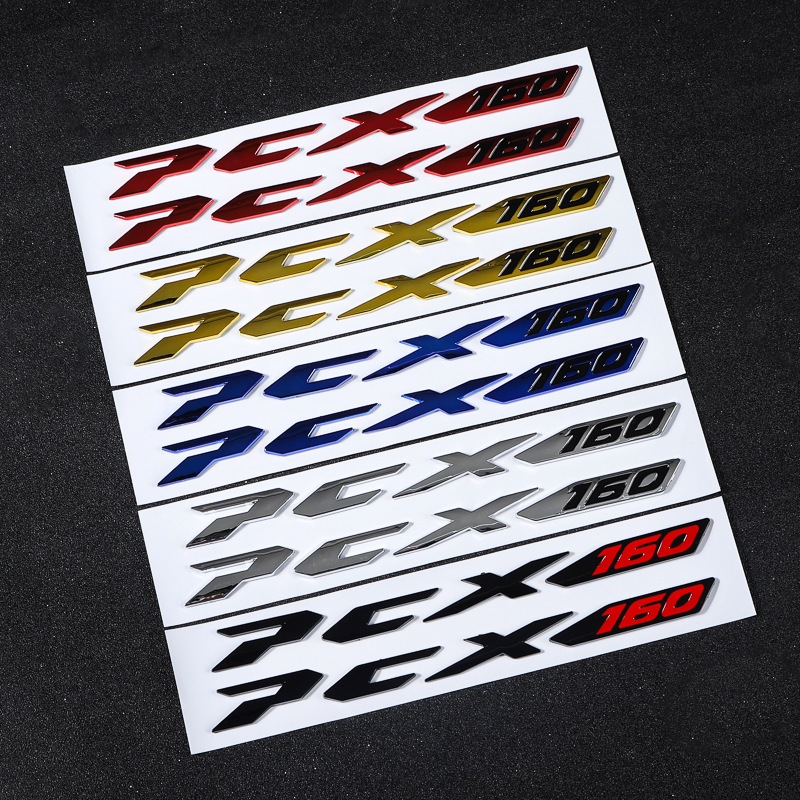 HONDA PCX 160 3D Emblem Hard ABS Stickers for HONDA Motorcycle Scooter ...