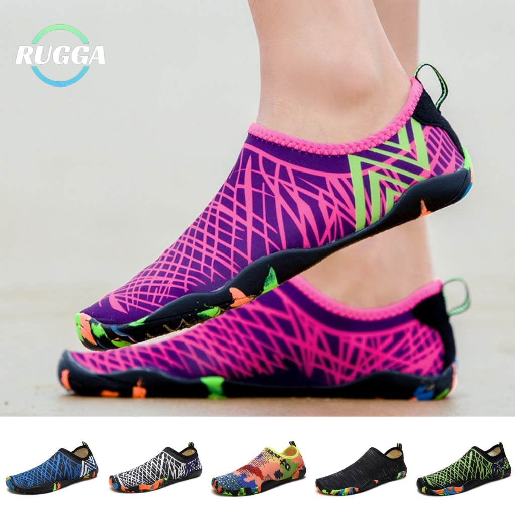 RUGGA Aqua shoes Men Women Adult Quick-Dry Wading Sock Barefoot Water ...