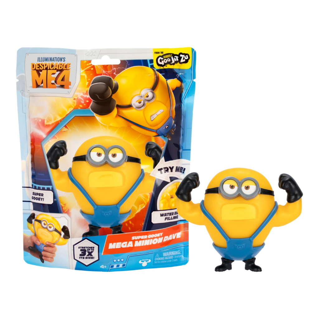 Despicable Me 4 Toys Flexible Super Minions dave (Contains pearlescent liquid) Shopee Philippines