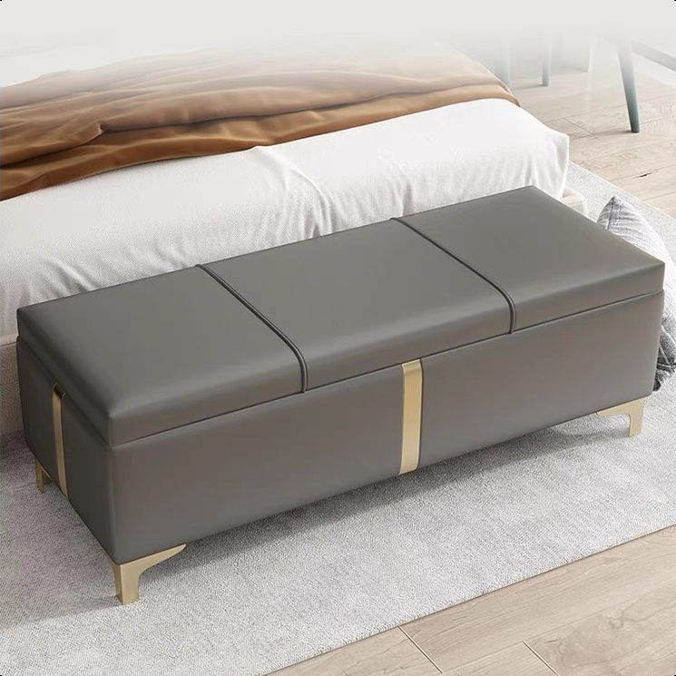 Rectangular Storage Sofa Multfunctional Foldable Ottoman Storage ...