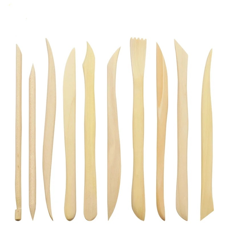 10Pcs Carving Crafts Wooden/Plastic Clay Sculpture Knife Pottery ...