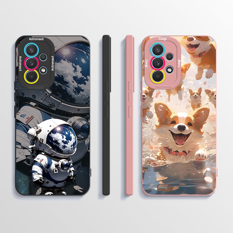 For Samsung Galaxy A73 5g Phone Case New Design Candy Colors Silicone 