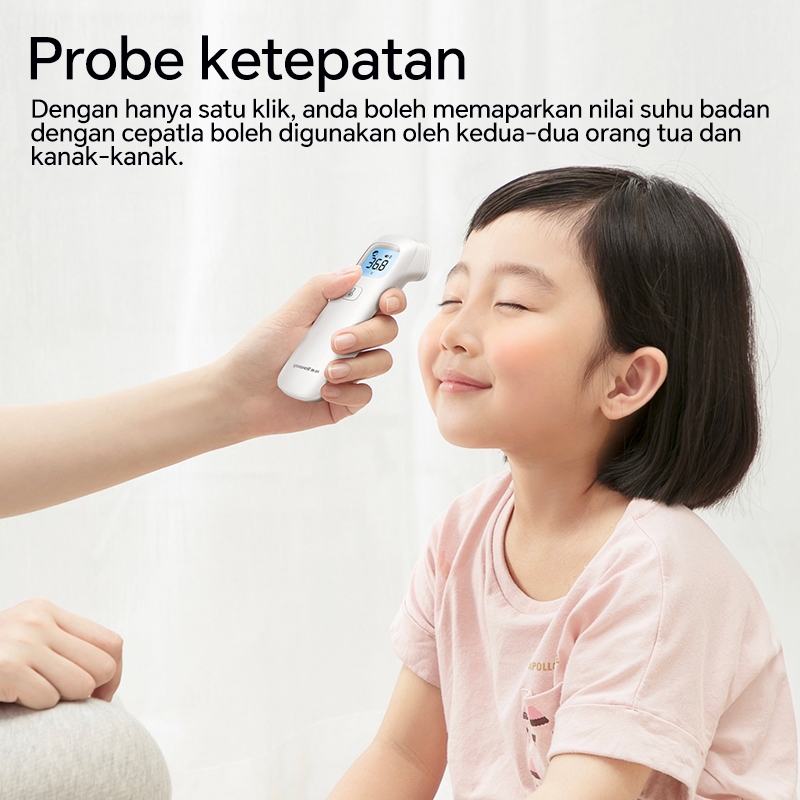 Yuwell Infrared Forehead Thermometer Gun Termometer Digital Baby ...
