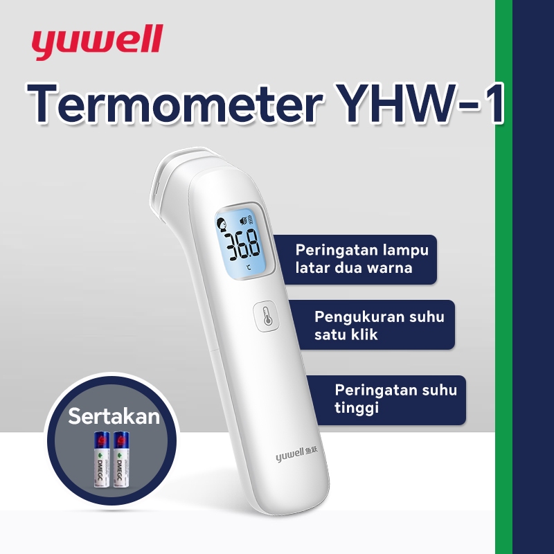 Yuwell Infrared Forehead Thermometer Gun Termometer Digital Baby ...