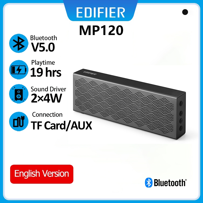 Edifier MP120 Portable Speaker Bluetooth V5.0 Connectivity 2*4w Sound