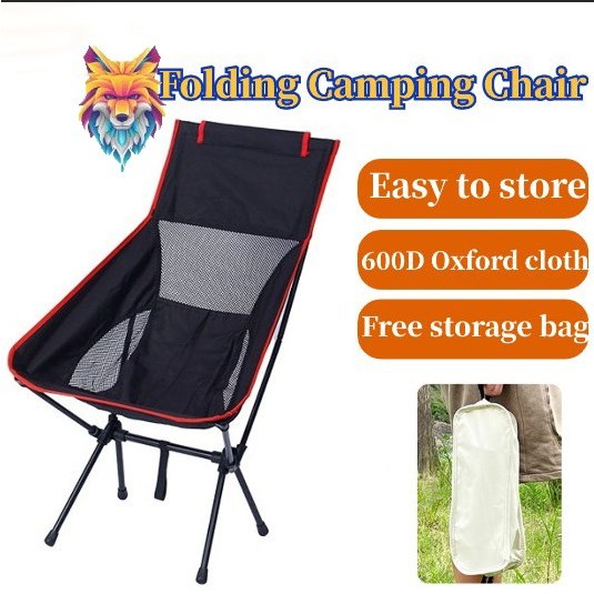 SUNDICK Portable Moon Folding Chair Foldable Camping Lightweight ...