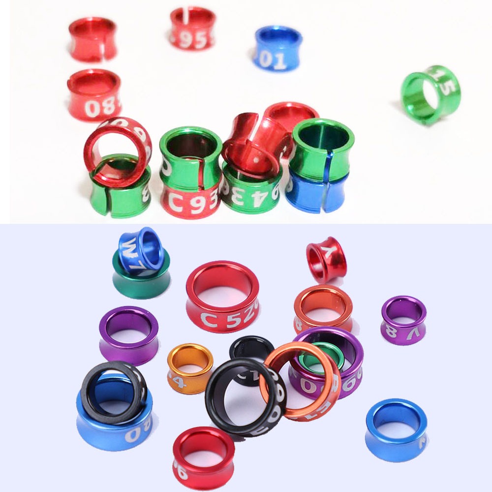 10 pcs Customized Open/Closed Birds Foot Rings Concave 4mm to 8mm ...