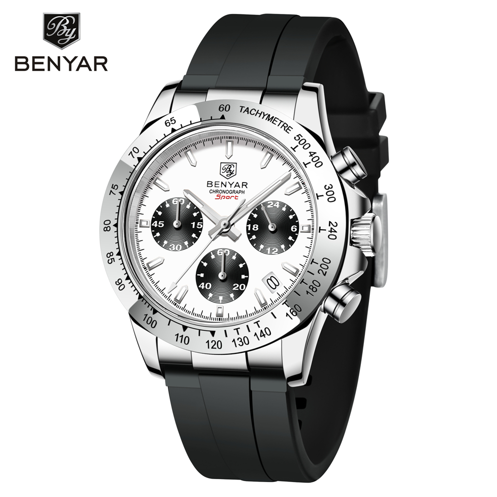 BENYAR Men Watch Original BY-5192 New Luxury Men Quartz Wristwatches ...