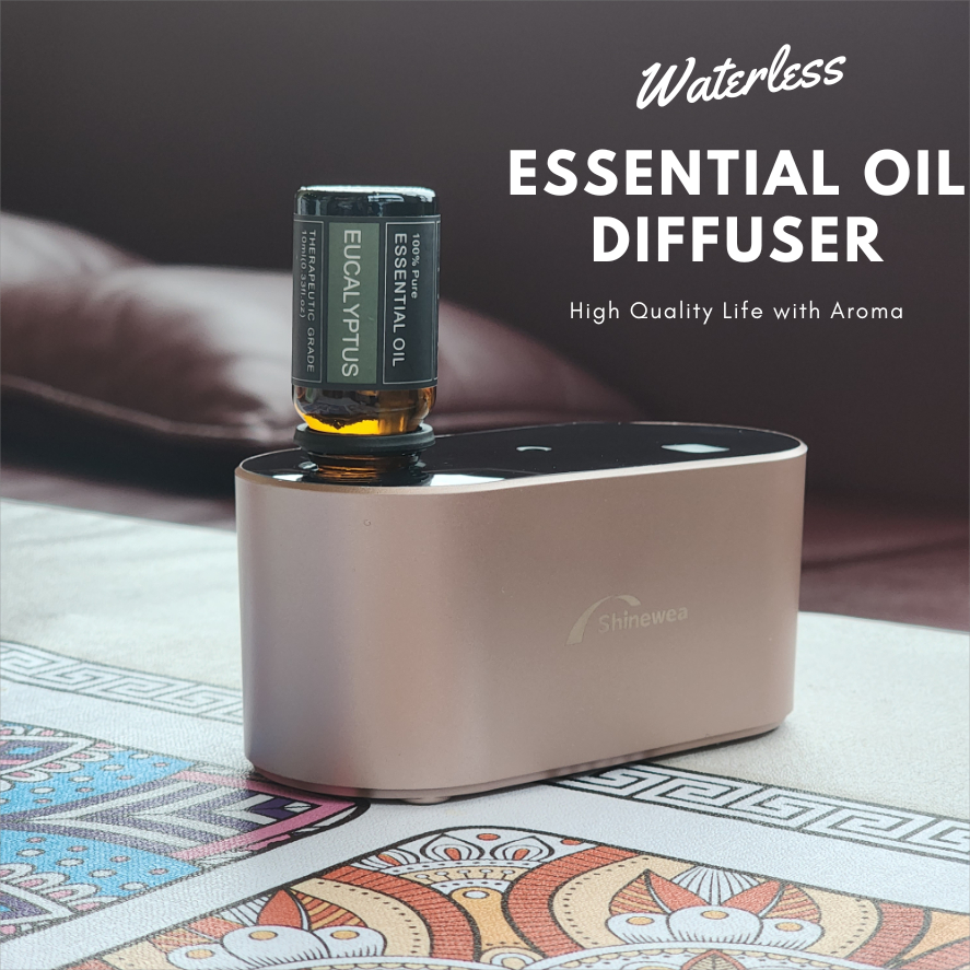 Essential Oil Diffuser Waterless Air Diffuser Essential Oil Nebulizer ...