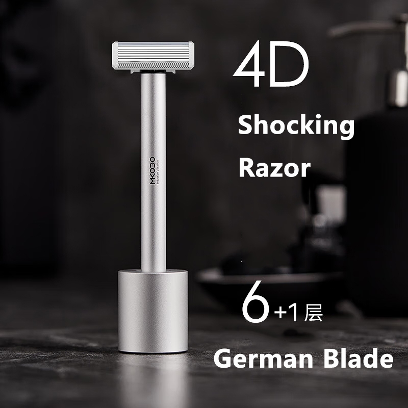 mkodo Manual Dual Mode Shaver Waterproof Induction Shaver 3D Electric ...
