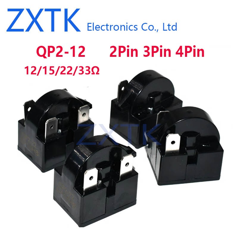 2pcs/lot QP212 12/15/22/33Ω Fridge Relay Overload PTC Starter