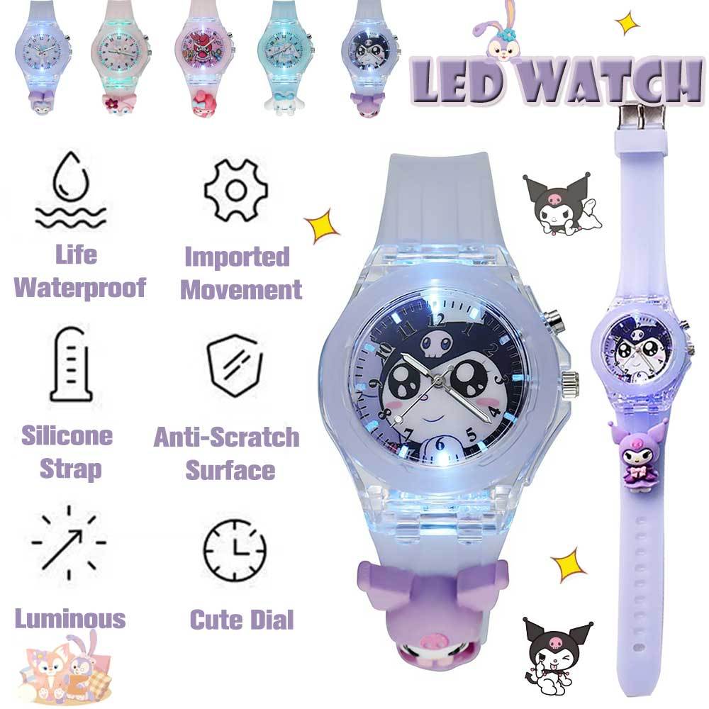 Sanrio Hello Kitty Watches Kawaii Kuromi My Melody Cinnamoroll Student ...