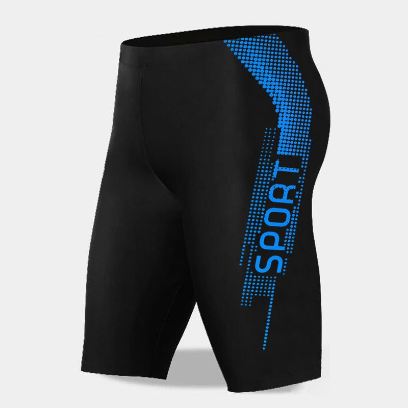 Men's Athletic Square Leg Swimsuit Jammers Durable Compression Swim ...
