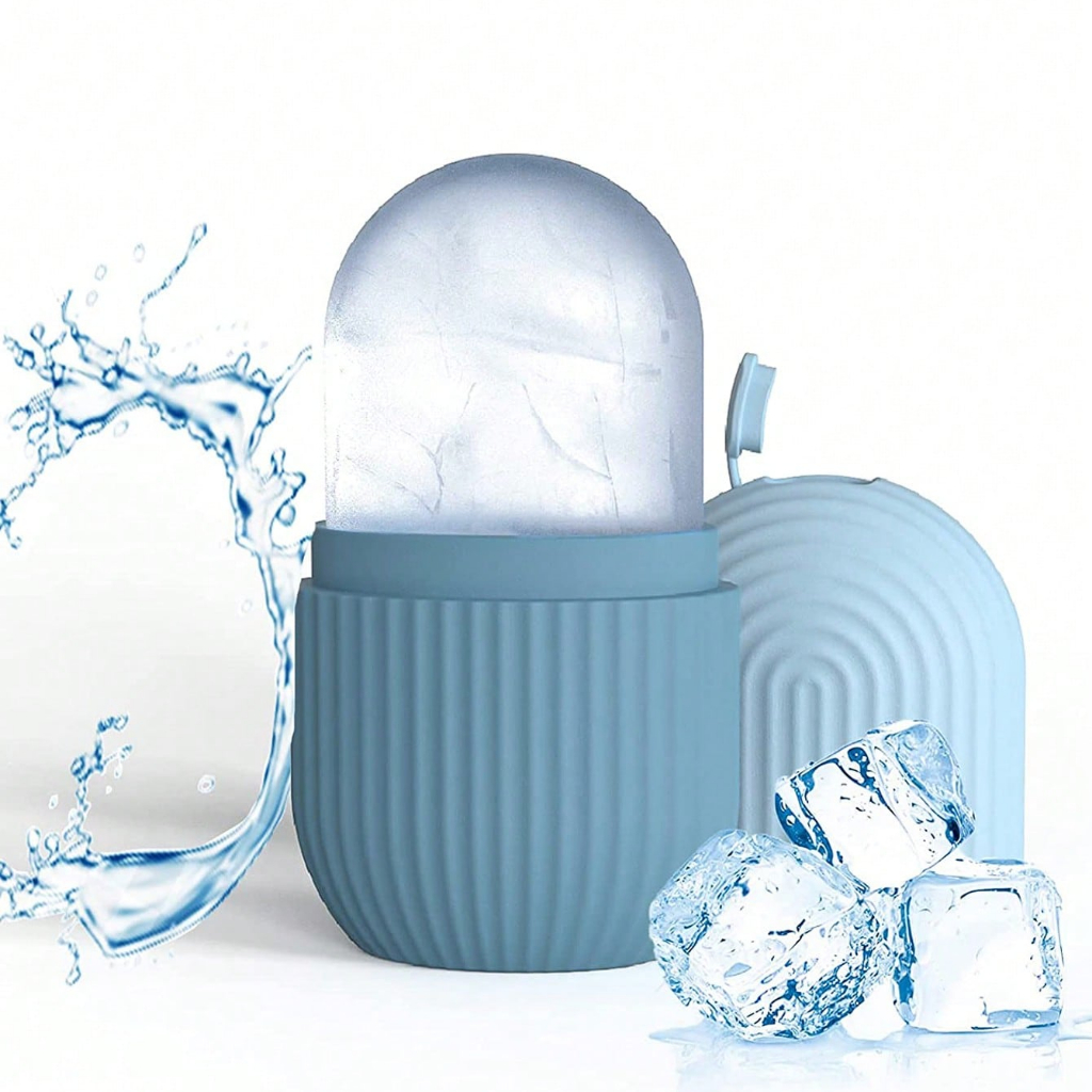 Silicone Ice Face Roller Contour Shrink Pores Remove Dark Circles Massage Skin Beauty Facial Roller For Eyes Neck Skin Care Tool main image 1