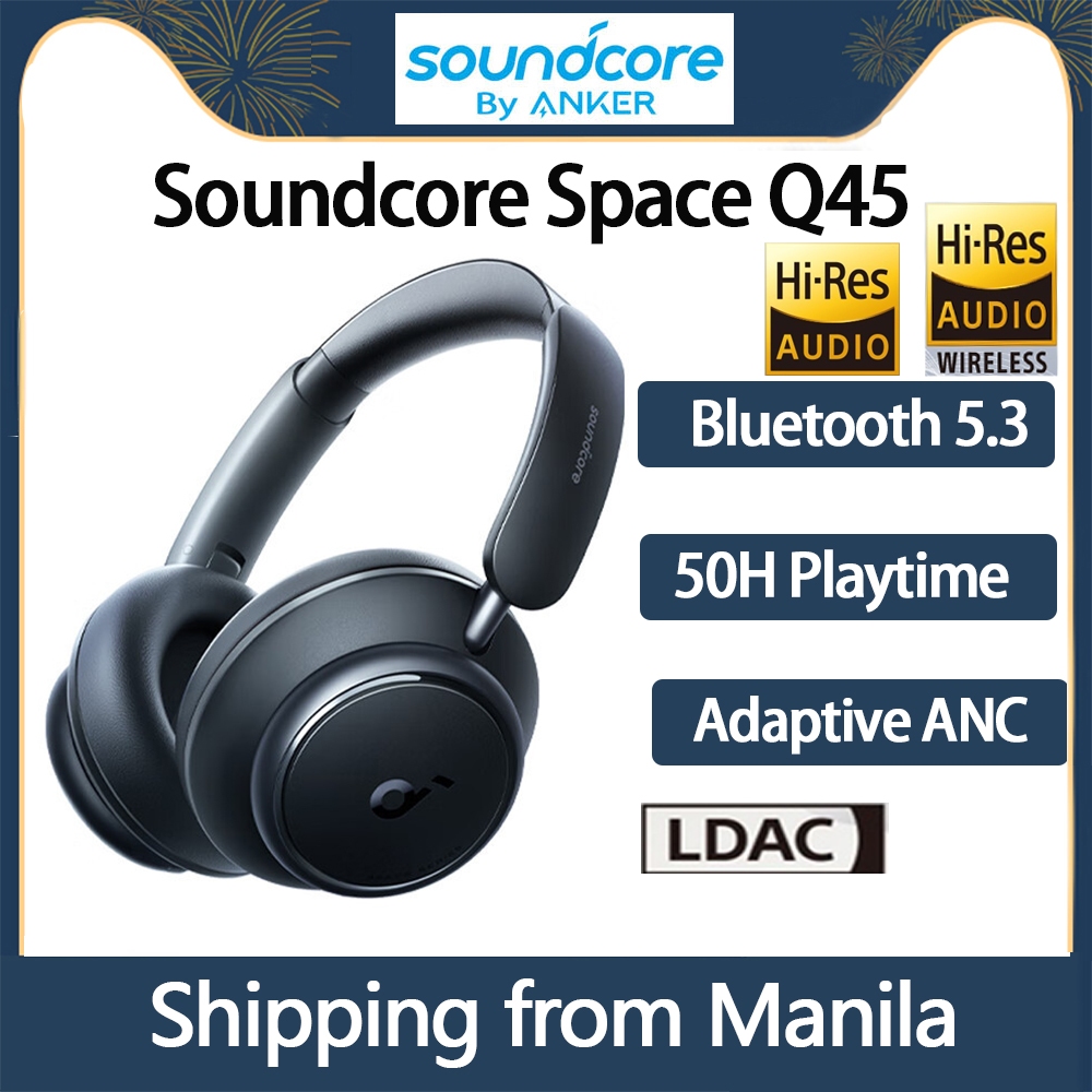 Original Anker Soundcore Space Q45 Wireless Bluetooth Headphones