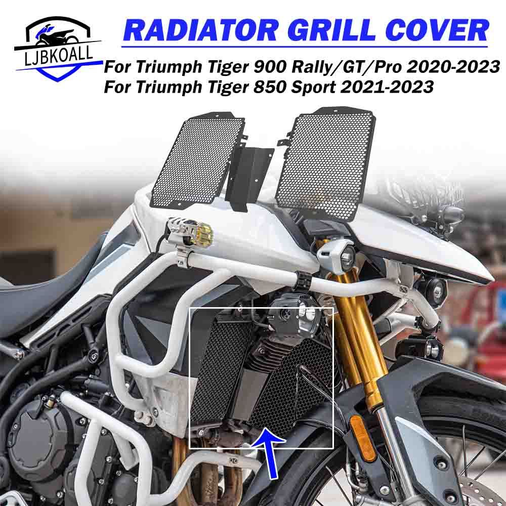 LJBKOALL Motorcycle Radiator Guard Grille Grill Cover Protector For ...