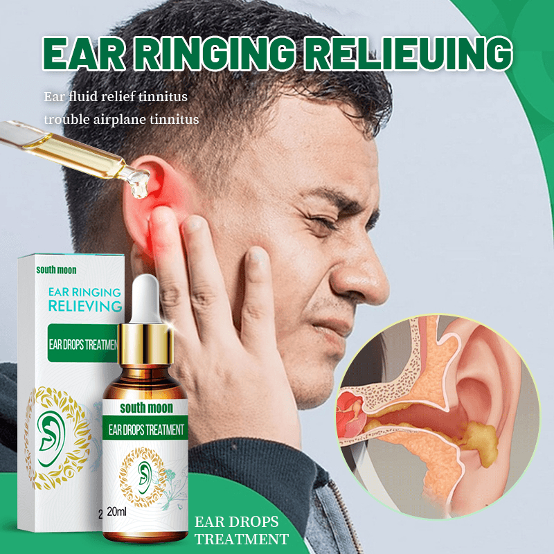 South Moon Tinnitus liquid Ear Drops Treatment Original Remover Earache