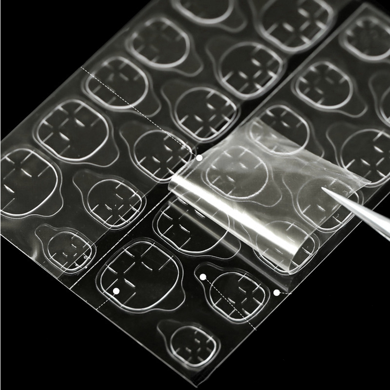 24Pcs Fake Nail Sticker Glue For Sticking Fake Nails Jelly Glue Nail ...