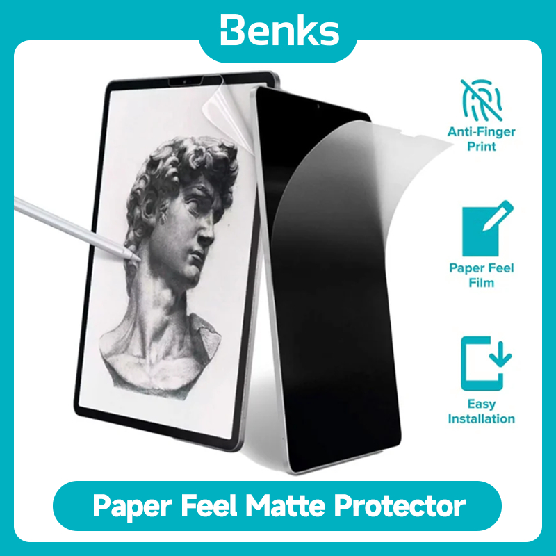[Benks Official] Benks Writing Film Matte Paper-Feel Screen Protector ...