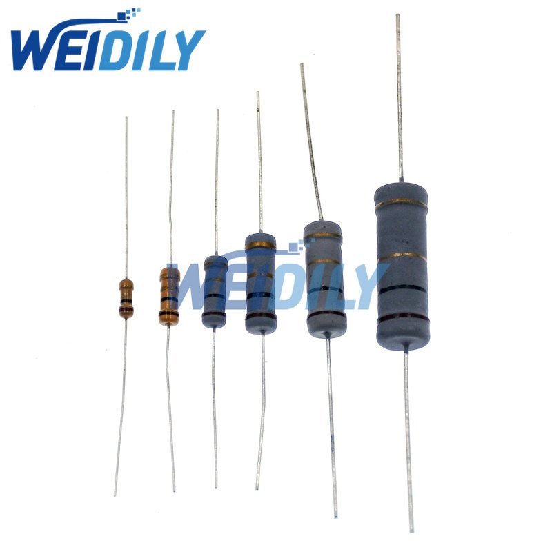 10 Pezzi 3W Resistenza A Pellicola Di Carbonio 5% 1R - 1M 1R 4.7R - Foto 7