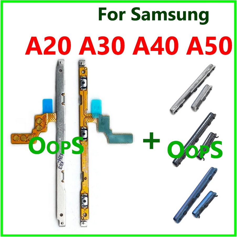 Power Volume Button flex For Samsung galaxy A20 A30 A40 A50 Phone On ...