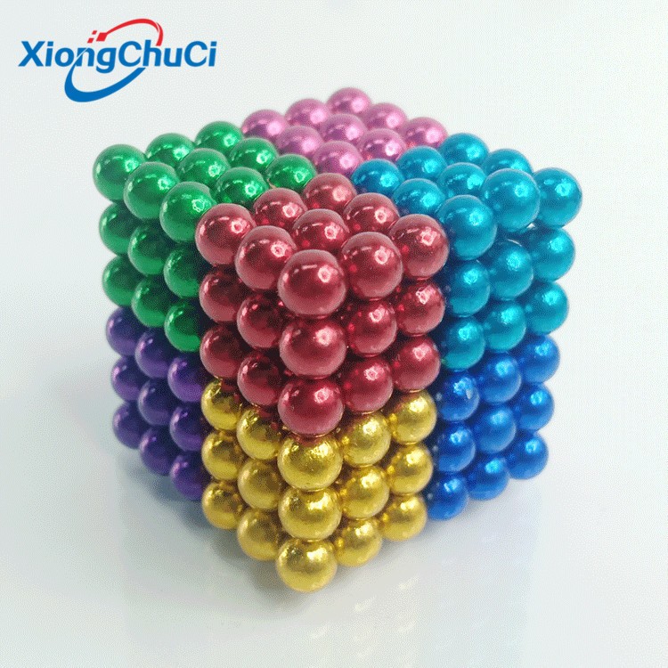 Educational Toy Color Buck Ball 5mm 216 Pieces 3mm Magnetic Ball 