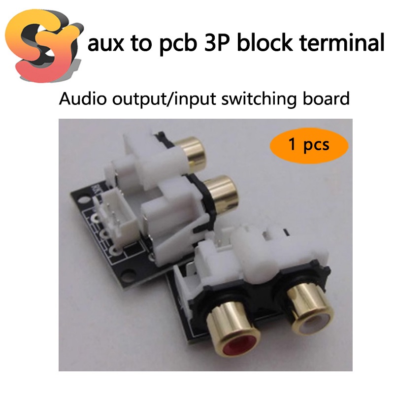 [Ready Stock Supply] 1pcs RCA Dual Lotus Audio Input Output Adapter ...